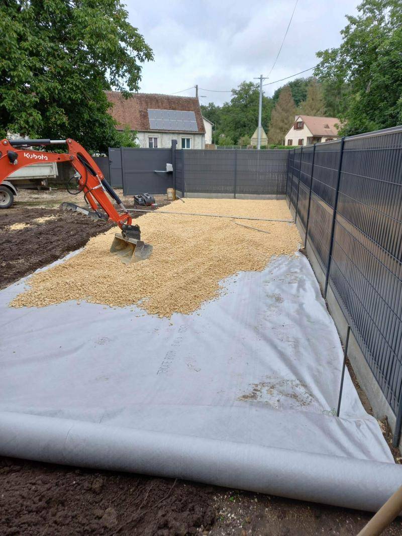 travaux cloture